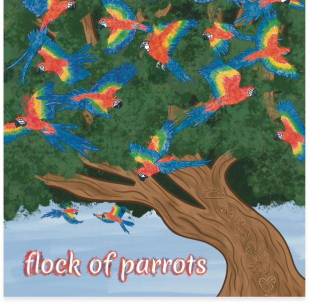 Flock of Parrots EP artwork